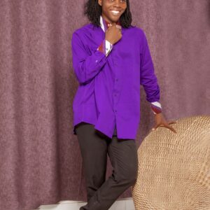 Chemise good-luck motif tissé