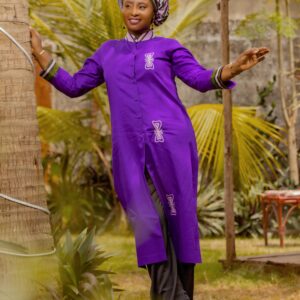 Ensemble pantalon good-luck brodé