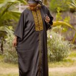 Boubou en soie Bordé Assiki