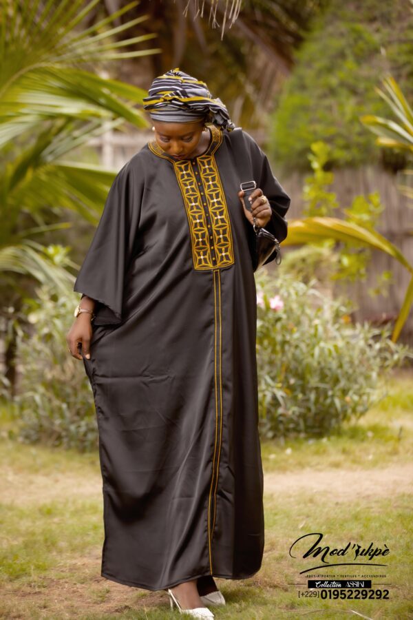 Boubou en soie Bordé Assiki