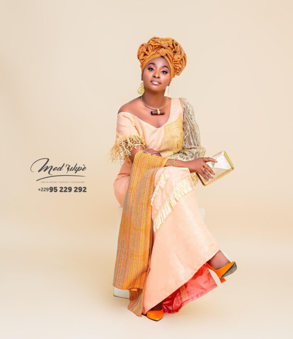 Robe cocktail total tissé – Image 3